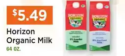 Heinen's Horizon Organic Milk offer