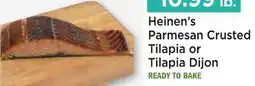 Heinen's Heinen's Parmesan Crusted Tilapia or Tilapia Dijon offer
