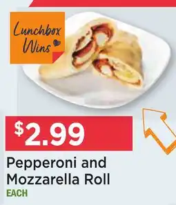 Heinen's Pepperoni and Mozzarella Roll offer