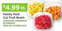 Heinen's Family Pack Cut Fruit Bowls offer
