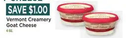 Heinen's Vermont Creamery Goat Cheese offer