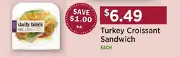 Heinen's Turkey Croissant Sandwich offer