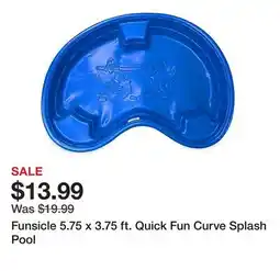 Tractor Supply Company Funsicle 5.75 x 3.75 ft. Quick Fun Curve Splash Pool offer