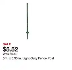 Tractor Supply Company 5 ft. x 3.35 in. Light-Duty Fence Post offer