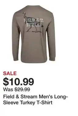 Tractor Supply Company Field & Stream Men's Long-Sleeve Turkey T-Shirt offer