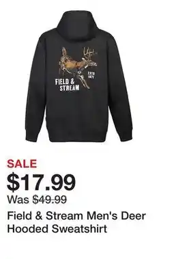 Tractor Supply Company Field & Stream Men's Deer Hooded Sweatshirt offer