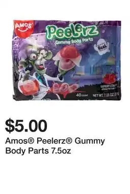 Five Below Amos Peelerz Gummy Body Parts 7.5oz offer