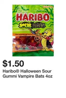 Five Below Haribo Halloween Sour Gummi Vampire Bats 4oz offer