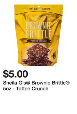 Five Below Sheila G's Brownie Brittle 5oz - Toffee Crunch offer
