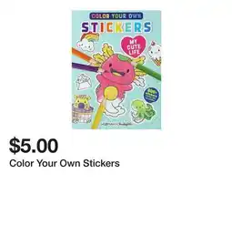 Five Below Color Your Own Stickers offer
