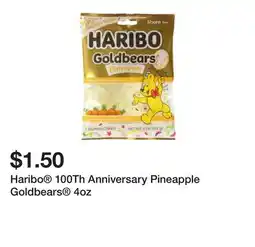 Five Below Haribo 100Th Anniversary Pineapple Goldbears 4oz offer