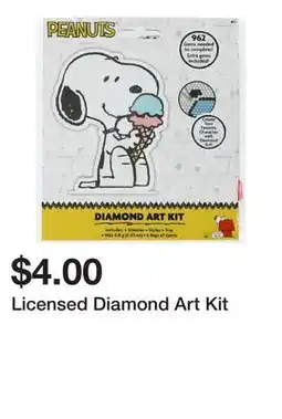 Five Below Licensed Diamond Art Kit offer