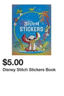 Five Below Disney Stitch Stickers Book offer