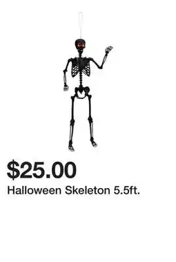 Five Below Halloween Skeleton 5.5ft offer
