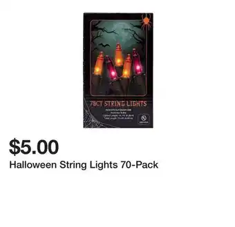 Five Below Halloween String Lights 70-Pack offer