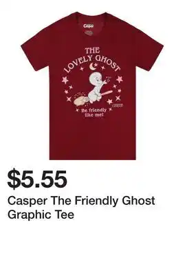 Five Below Casper The Friendly Ghost Graphic Tee offer