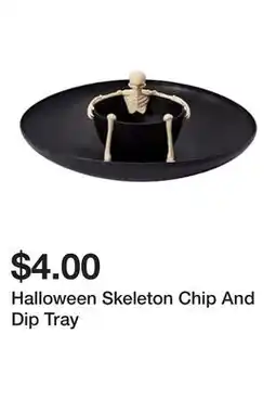 Five Below Halloween Skeleton Chip And Dip Tray offer