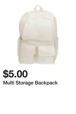 Five Below Multi Storage Backpack offer