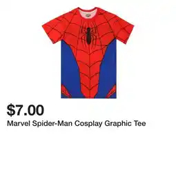 Five Below Marvel Spider-Man Cosplay Graphic Tee offer