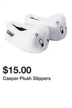 Five Below Casper Plush Slippers offer