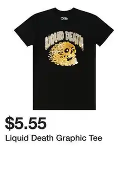 Five Below Liquid Death Graphic Tee offer