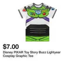 Five Below Disney PIXAR Toy Story Buzz Lightyear Cosplay Graphic Tee offer
