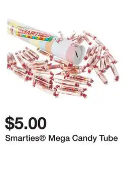 Five Below Smarties Mega Candy Tube offer