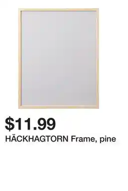 Ikea HÄCKHAGTORN Frame, pine offer