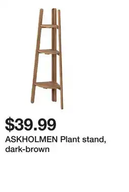 Ikea ASKHOLMEN Plant stand, dark-brown offer