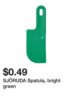 Ikea SJÖRUDA Spatula, bright green offer