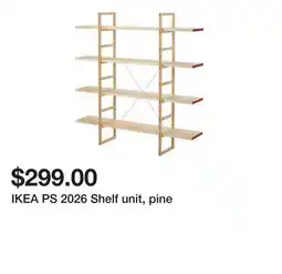Ikea IKEA PS 2026 Shelf unit, pine offer