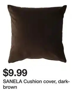 Ikea SANELA Cushion cover, dark-brown offer