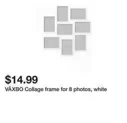 Ikea VÄXBO Collage frame for 8 photos, white offer