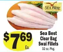 Sellers Bros Sea Best Clear Bag Swai Fillets offer