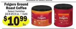 Sellers Bros Folgers ground roast coffee offer