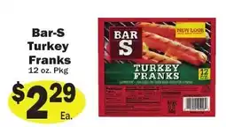 Sellers Bros Bar-s turkey franks offer