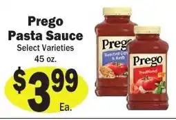 Sellers Bros Prego pasta sauce offer