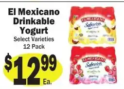 Sellers Bros El Mexicano Drinkable Yogurt offer