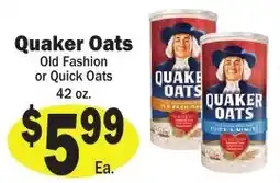 Sellers Bros Quaker oats offer