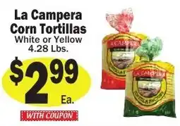Sellers Bros La Campera corn tortillas offer