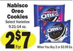 Sellers Bros Nabisco Oreo Cookies offer