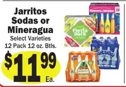 Sellers Bros Jarritos Sodas or Mineraagua offer