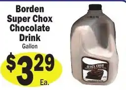 Sellers Bros Borden super chox chocolate drink offer