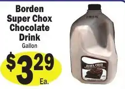 Sellers Bros Borden super chox chocolate drink offer