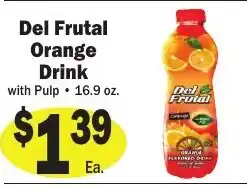 Sellers Bros Del Frutal orange drink offer