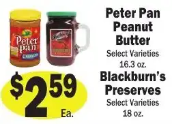 Sellers Bros Peter Pan Peanut Butter offer