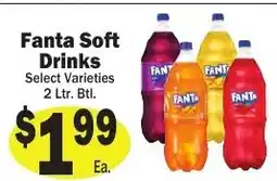 Sellers Bros Fanta soft drinks offer