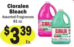 Sellers Bros Cloralen bleach offer