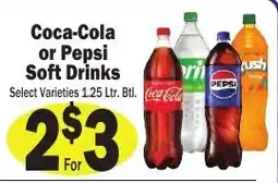 Sellers Bros Coca-Cola or Pepsi Soft Drinks offer