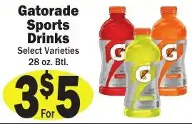 Sellers Bros Gatorade Sports Drinks offer
